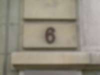 Hausnummer in Genf / Genève