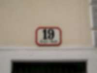 Hausnummer in Wien