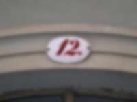 Hausnummer in Zittau