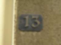 Hausnummer in Ladenburg