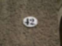 Hausnummer in Dresden