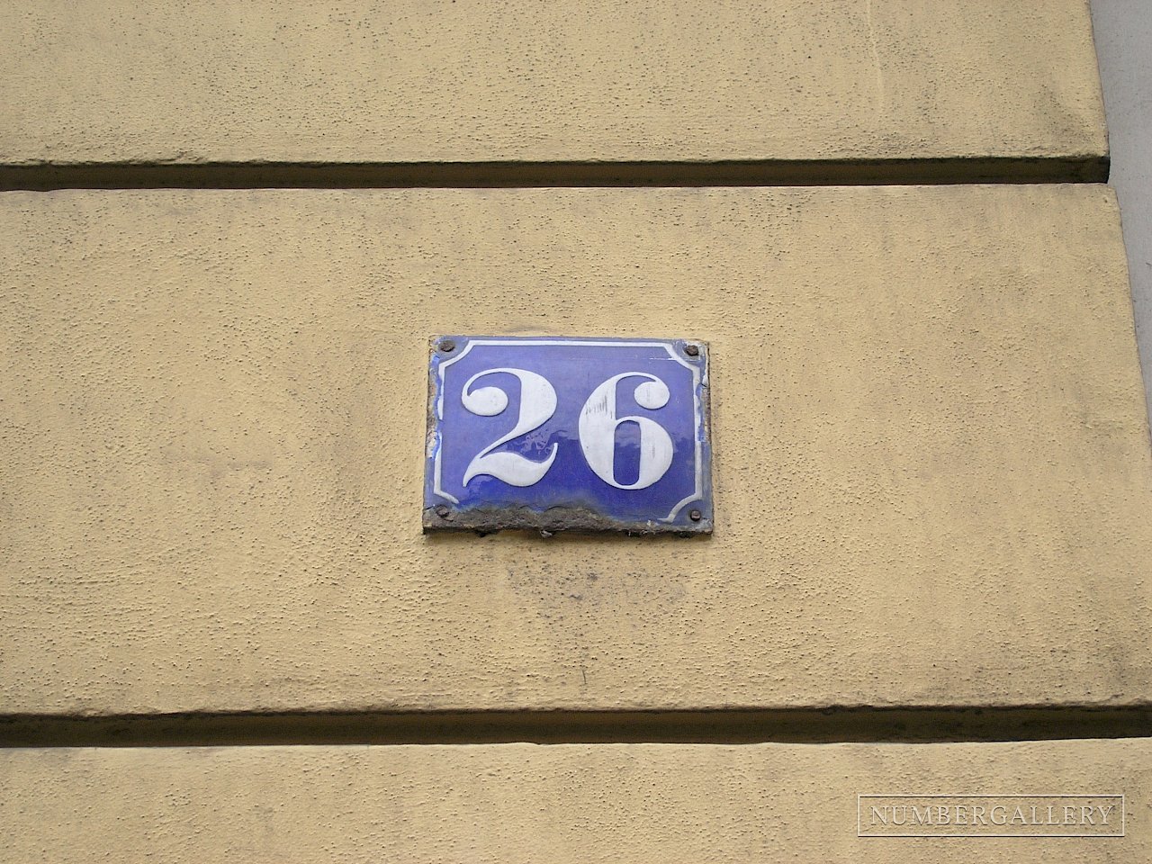 Hausnummer in Bamberg
