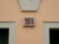 Hausnummer in Naumburg