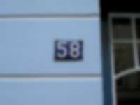 Hausnummer in Hamburg