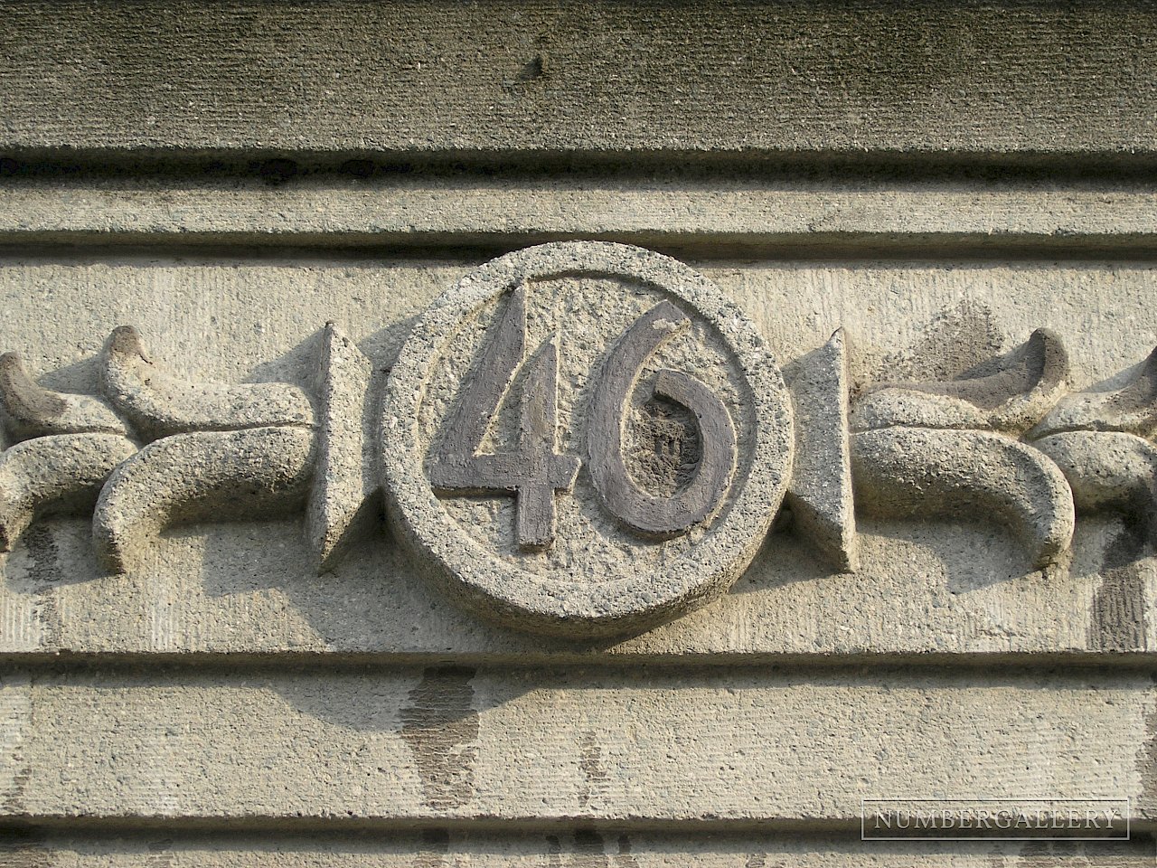 Stein-Hausnummer in Bern