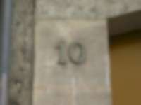 Hausnummer in Genf / Genève