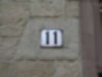 Hausnummer in Heidelberg