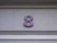 Hausnummer in Heidelberg