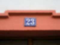 Hausnummer in Heidelberg