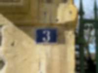 Hausnummer in Neuchâtel / Neuenburg
