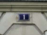 Hausnummer in Genf / Genève