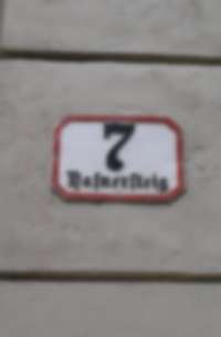 Hausnummer in Wien