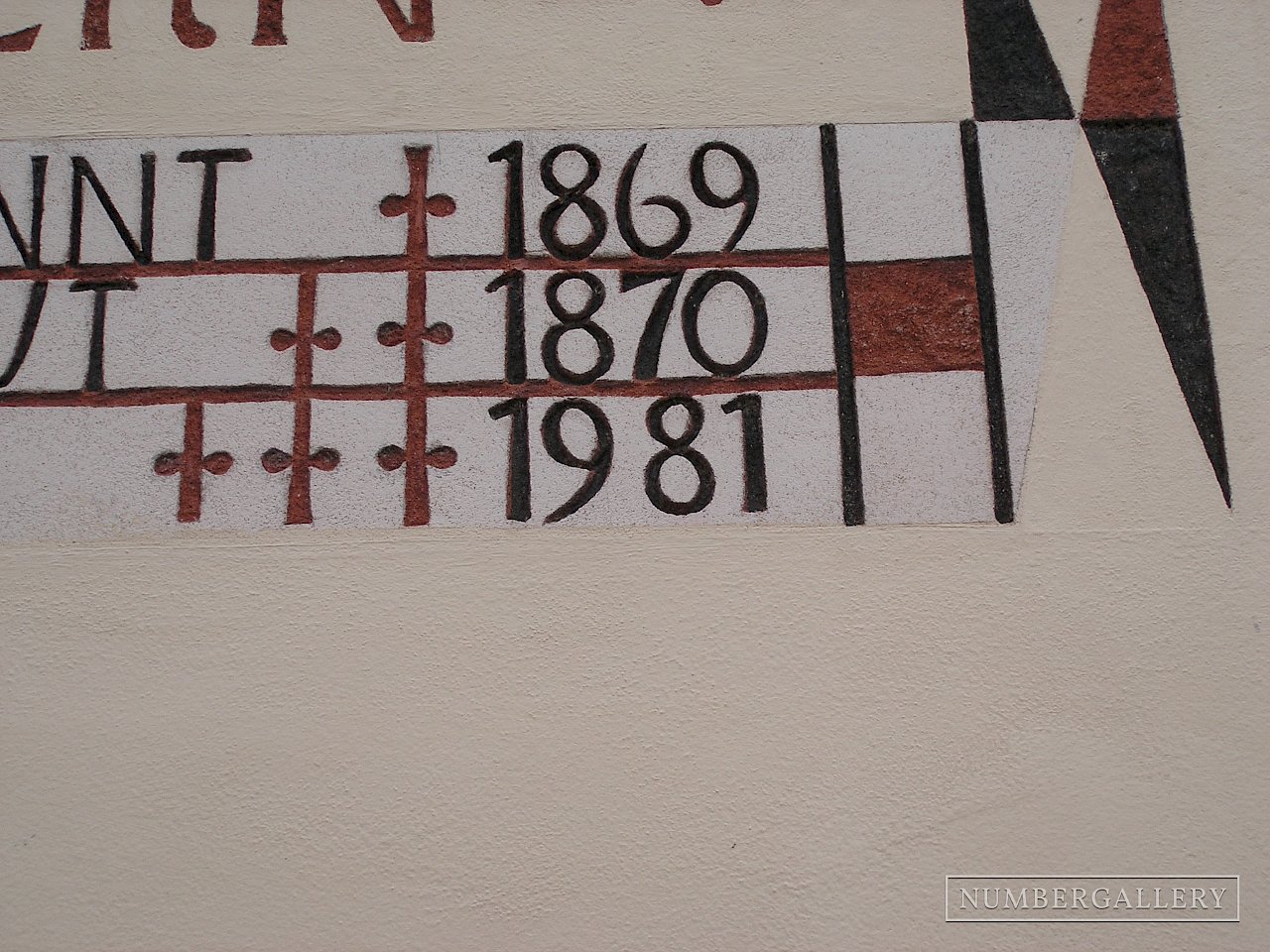 Jahreszahl in Konstanz