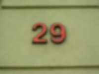 Hausnummer in Wismar