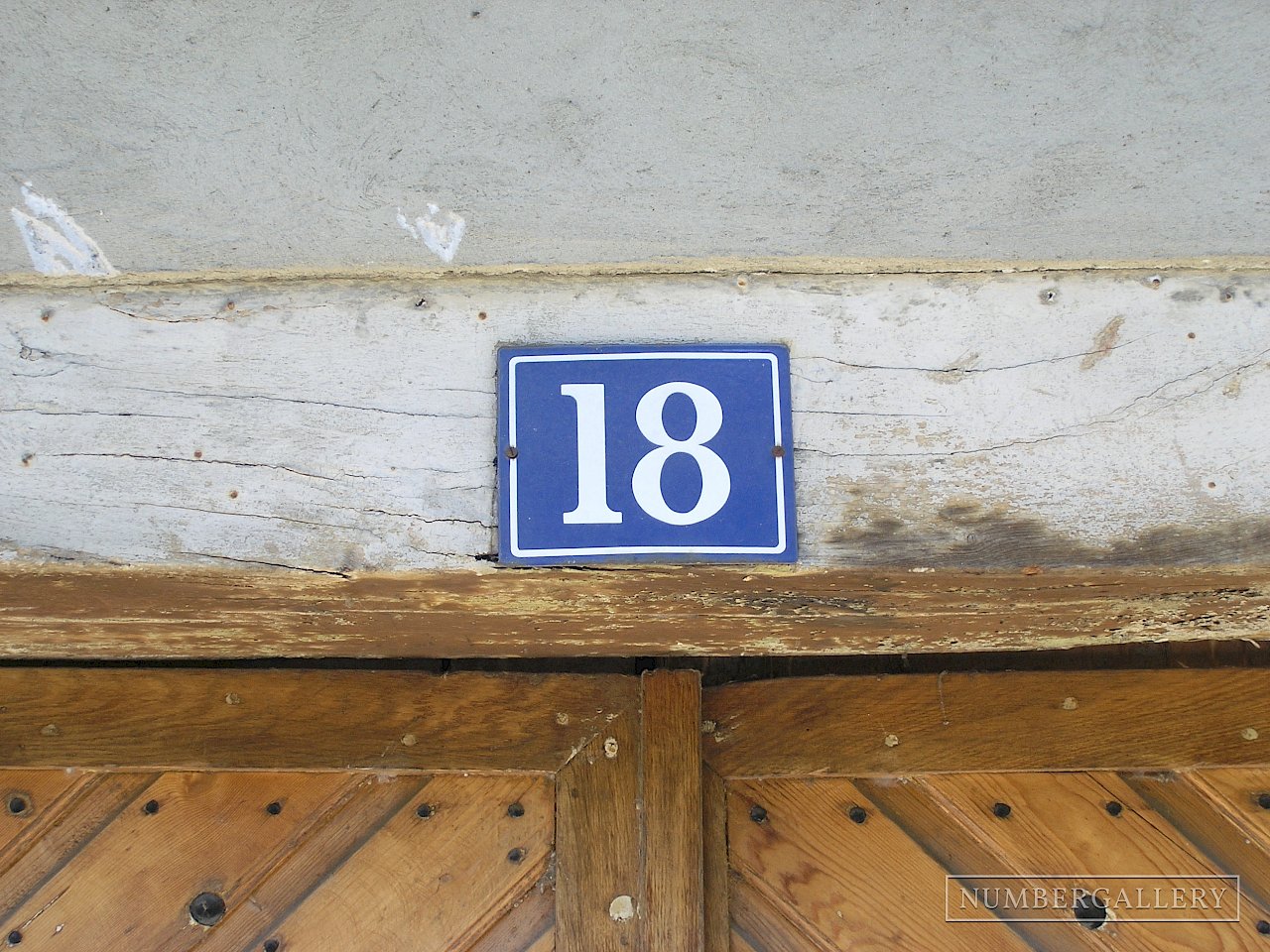 Hausnummer in Lauterbrunnen