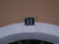 Hausnummer in Löbau