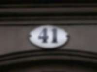 Hausnummer in Konstanz