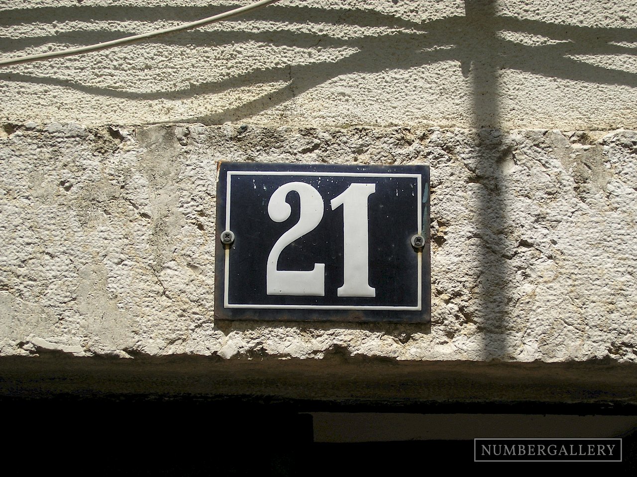 Verkabelte Hausnummer in Lisboa / Lissabon