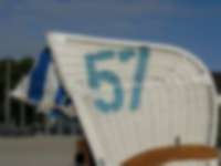 Strandkorb an der Ostsee