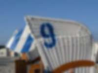 Strandkorb an der Ostsee