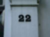 Hausnummer in Hamburg